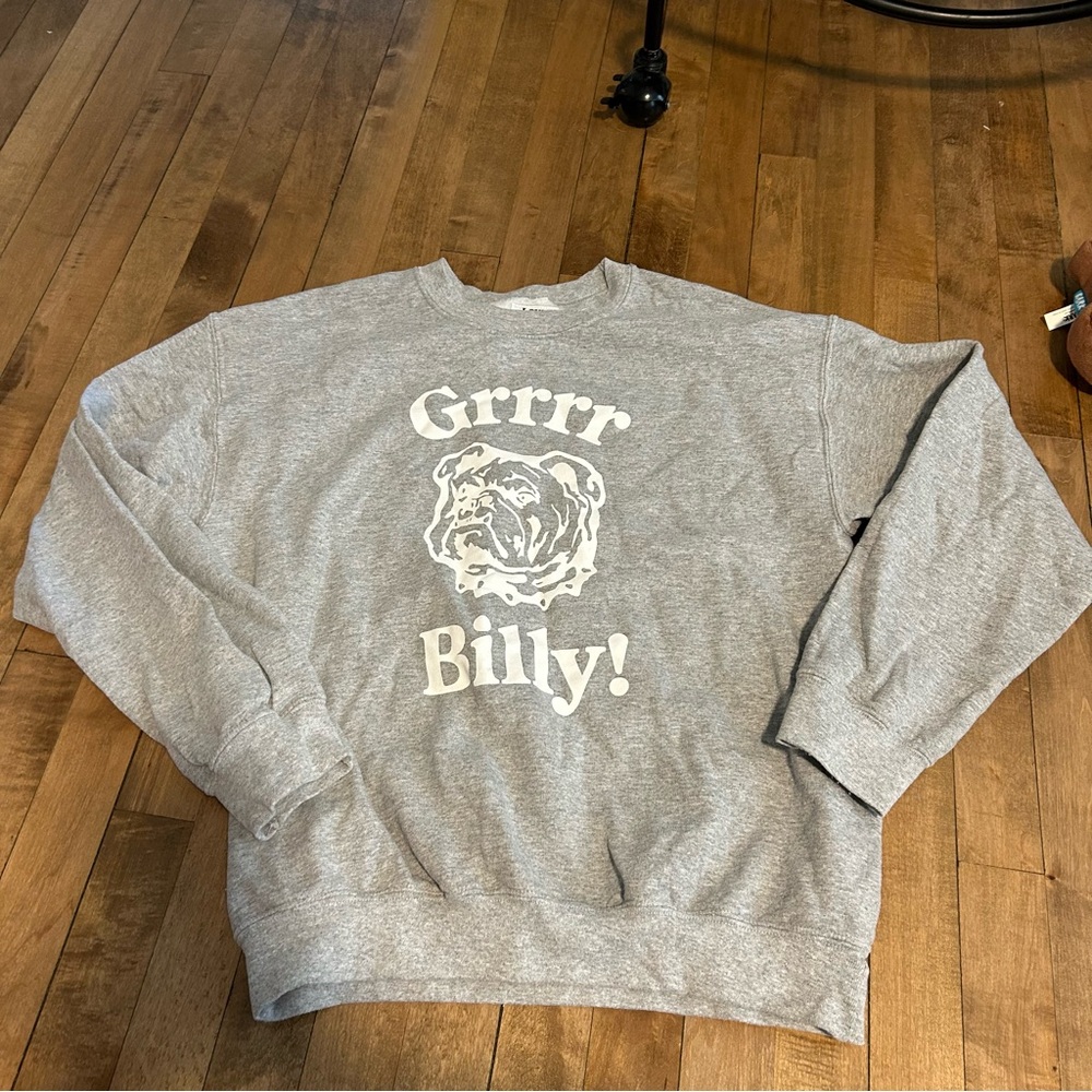 Love Billy! Crewneck Bulldog Sweatshirt